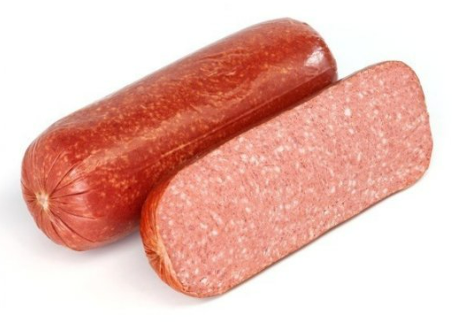 Ковбаса напівкопчена з яловичини, сорт перший, ДСТУ 4435, 1 кг